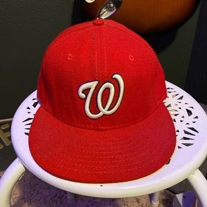 New Era Washington Nationals Fitted Hat. Size 7.